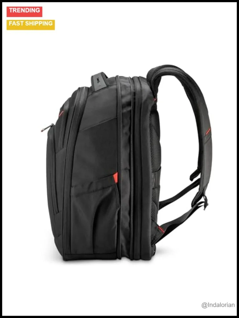 Large Expandable Laptop Backpack - Travel Daypack with Multiple Compartments